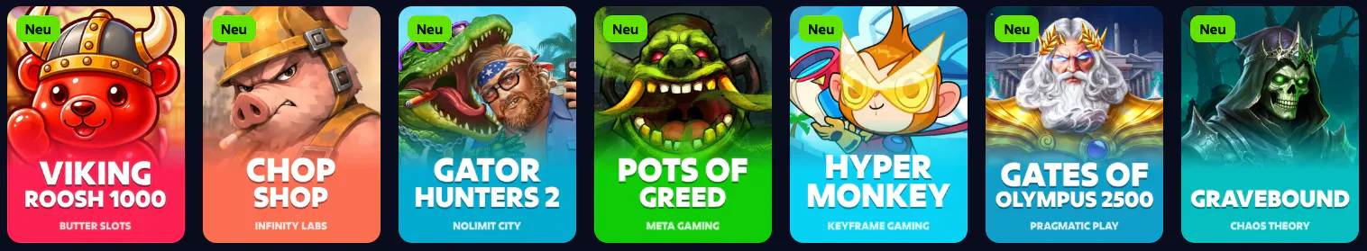 Online slots and slot games available at Roobet